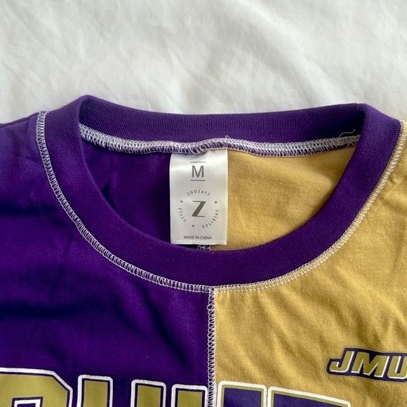 James Madison University JMU Cropped Tee - Picture 3 of 3